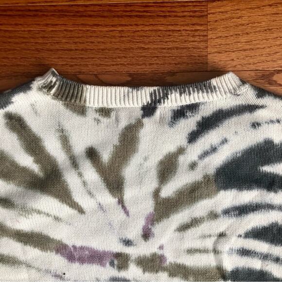 Treasure & Bond Tie Dye Jumper Ivory Dove Multi Tie Dye Girl’s Size XL (14-16) - Picture 7 of 10